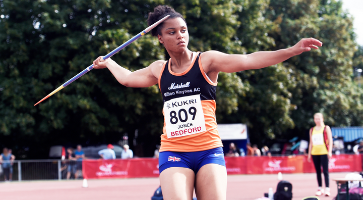 Ayesha Jones at U15/U17 champs 2023. Photo by Mark Shearman